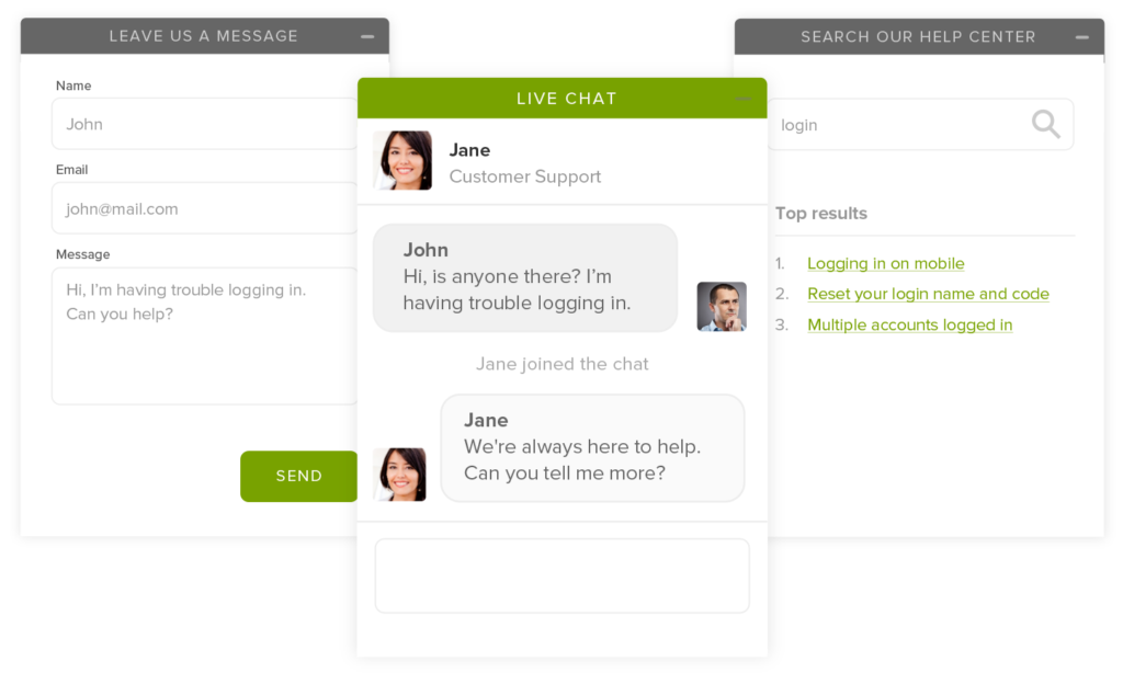 Alternative to Zendesk Chat